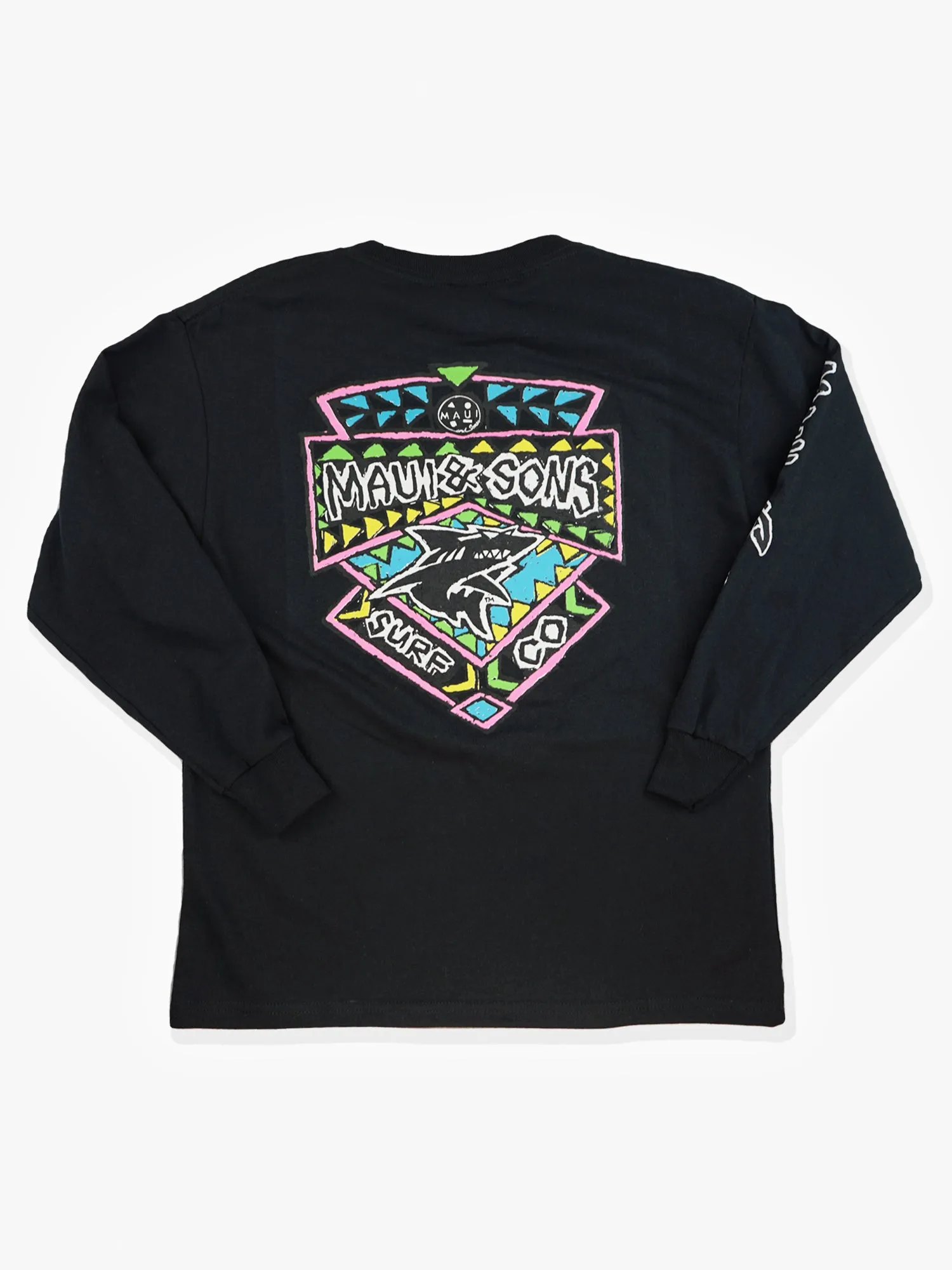 Boys Skagway Boys Long Sleeve in Black sold by Maui and Sons product image thumbnail 2