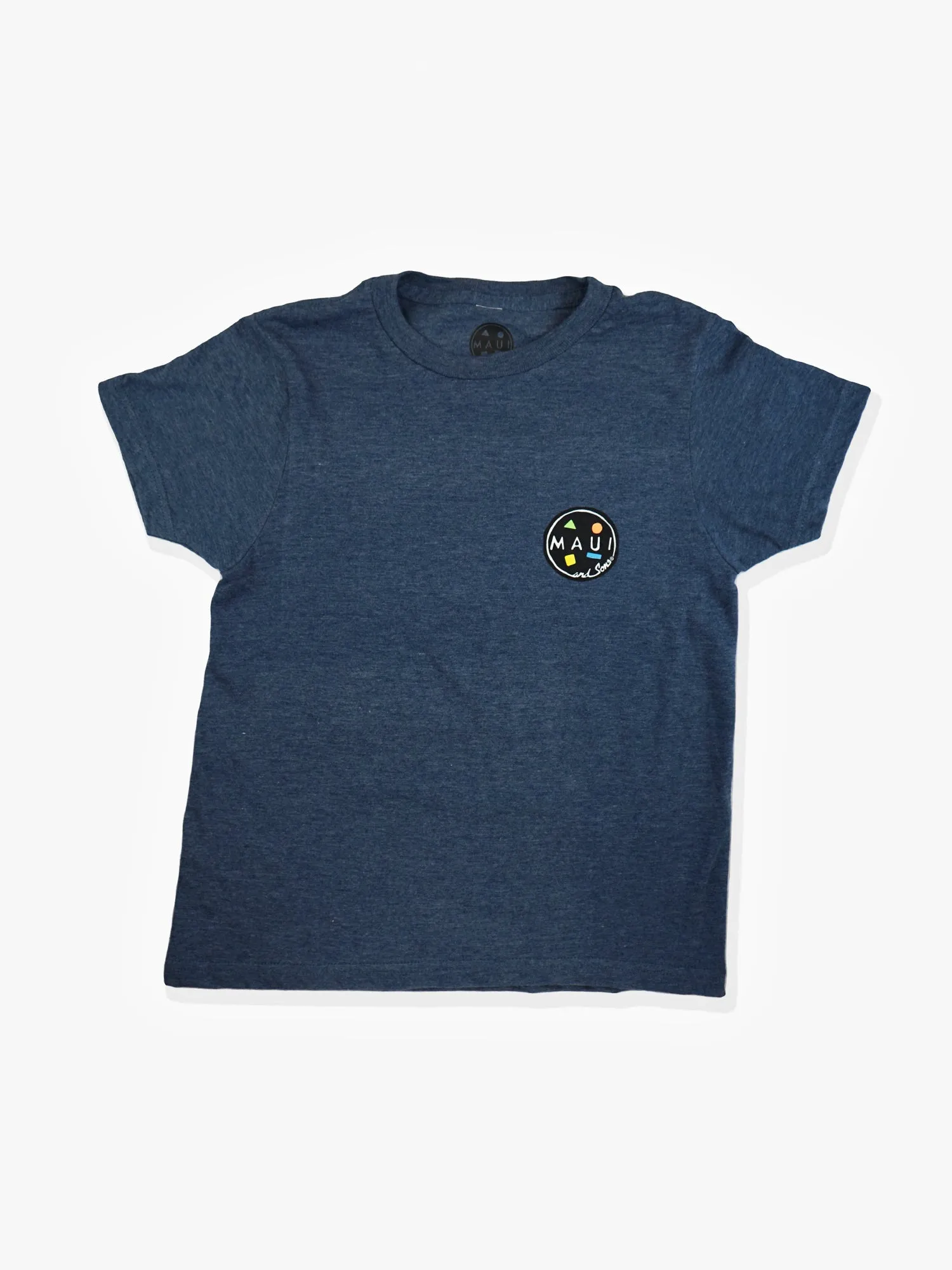 Boys Good Life T-Shirt in Heather Navy sold by Maui and Sons