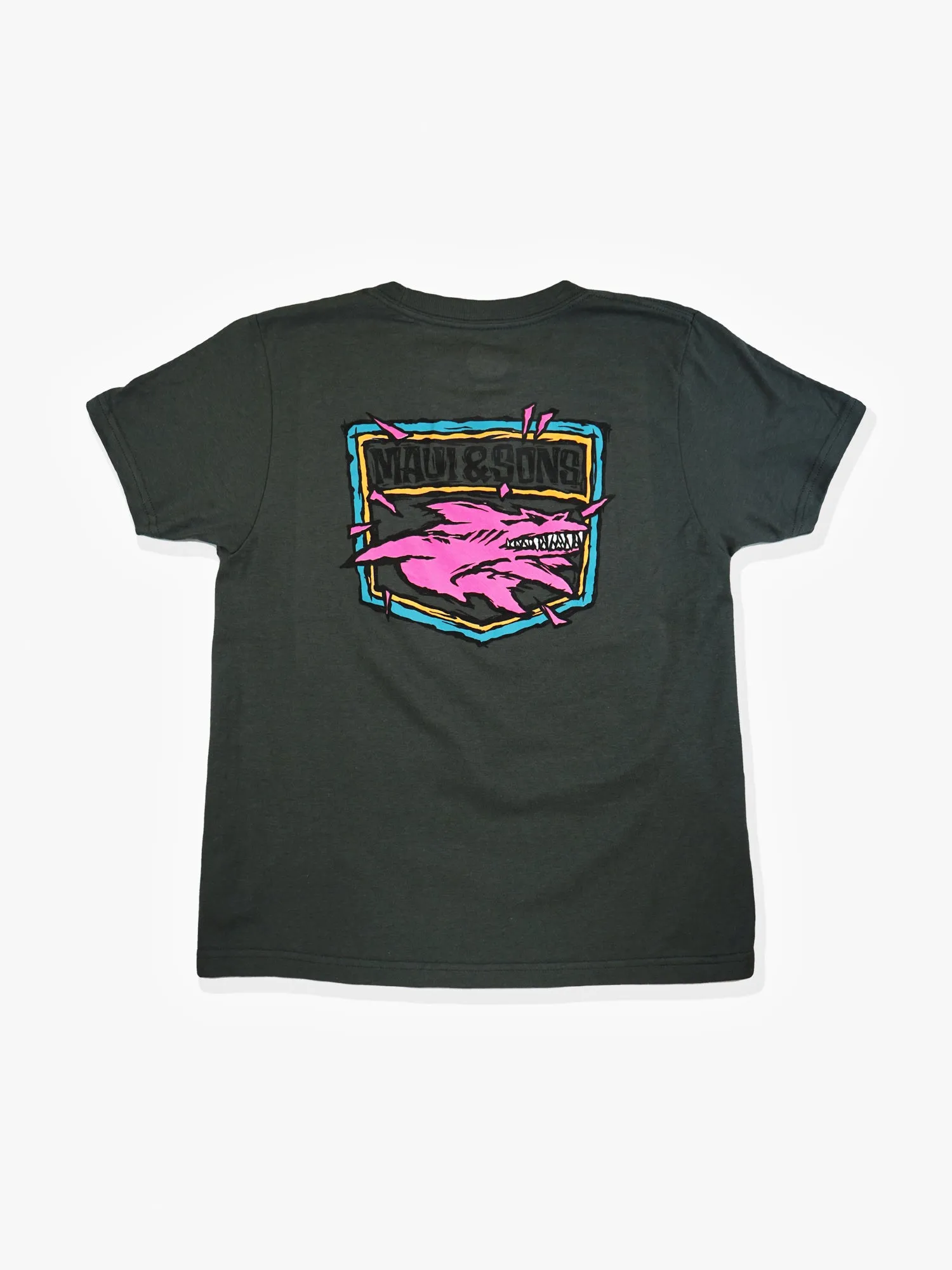 Boys Aggro Twist T-Shirt in Charcoal sold by Maui and Sons product image thumbnail 2