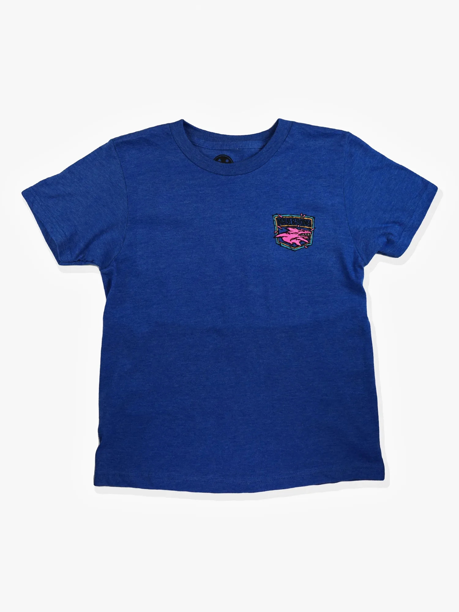 Boys Aggro Twist T-Shirt in Royal sold by Maui and Sons