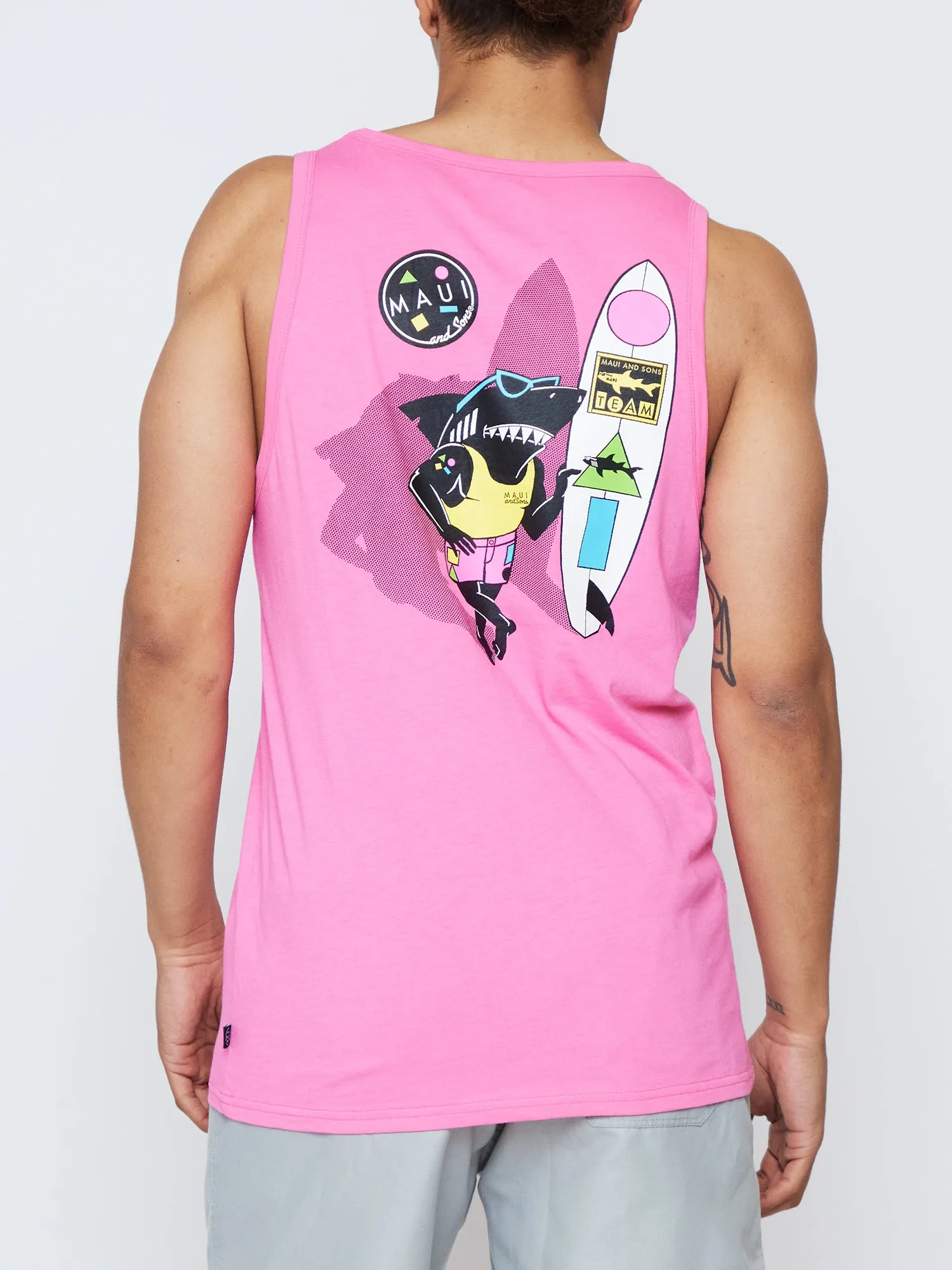 Arnold Sharkley Tank Top sold by Maui and Sons product image thumbnail 2