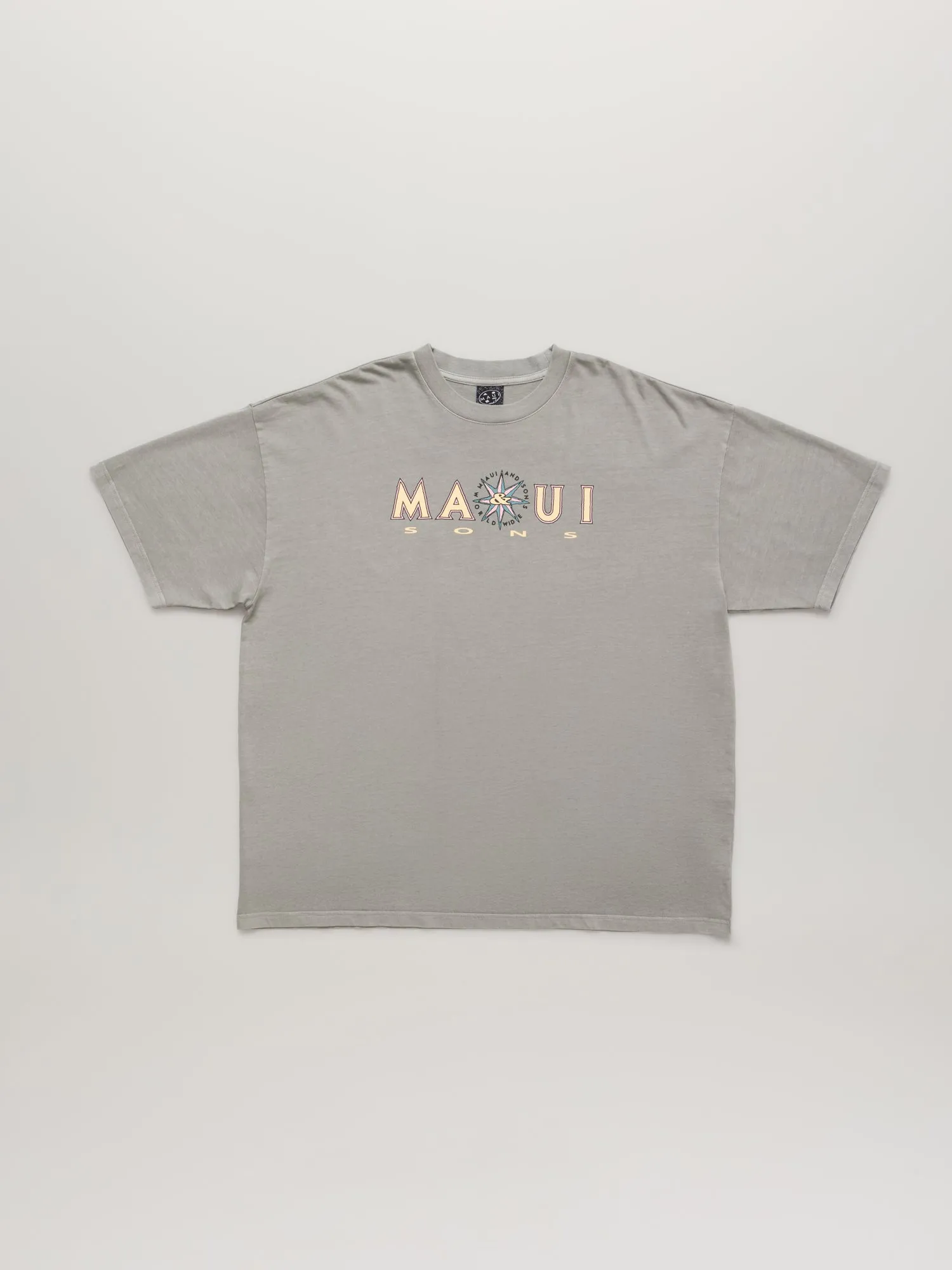 Compass Pigment Wash T-Shirt sold by Maui and Sons product image thumbnail 2