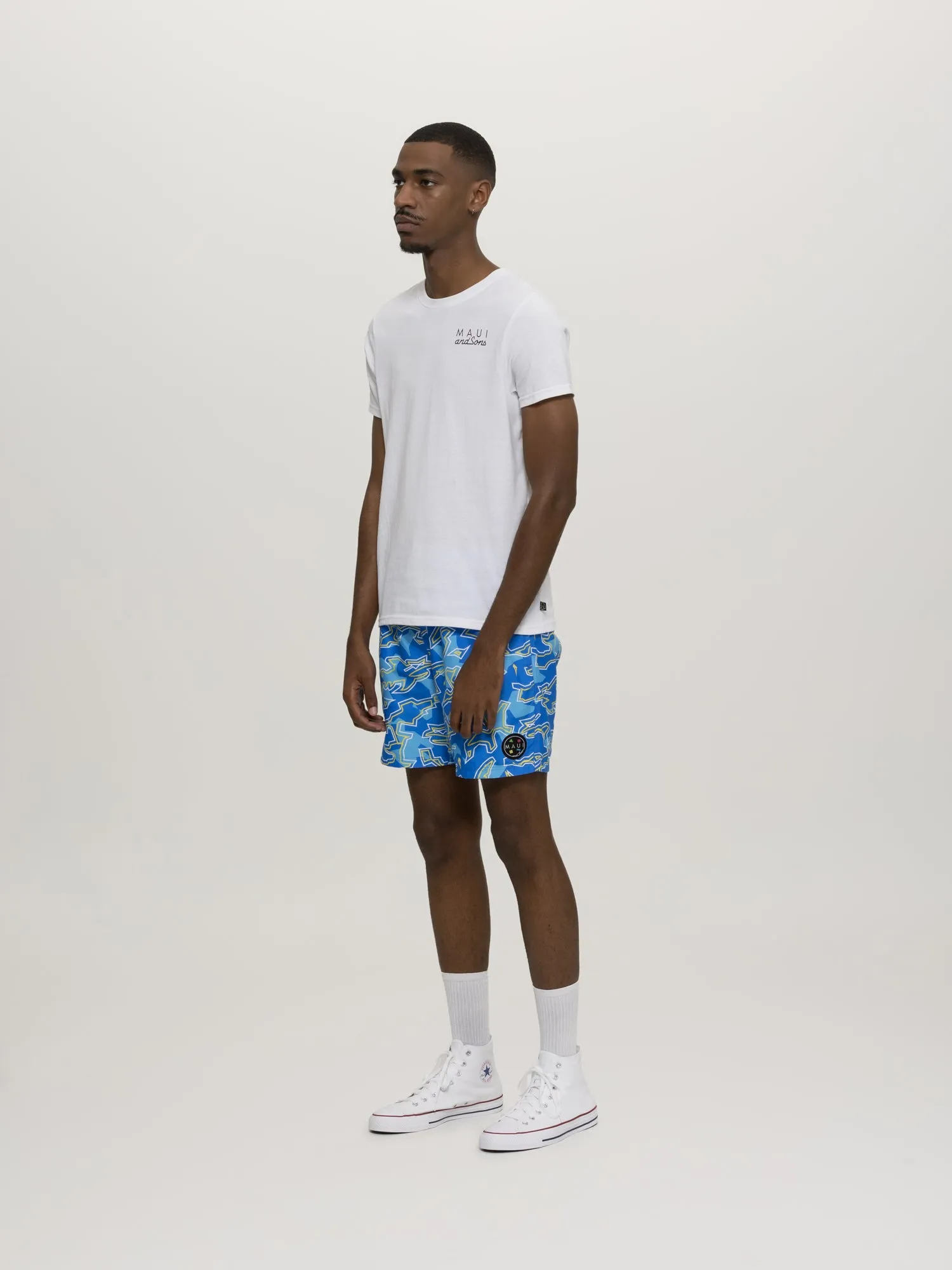 Bad Fish Pool Shorts sold by Maui and Sons product image thumbnail 4