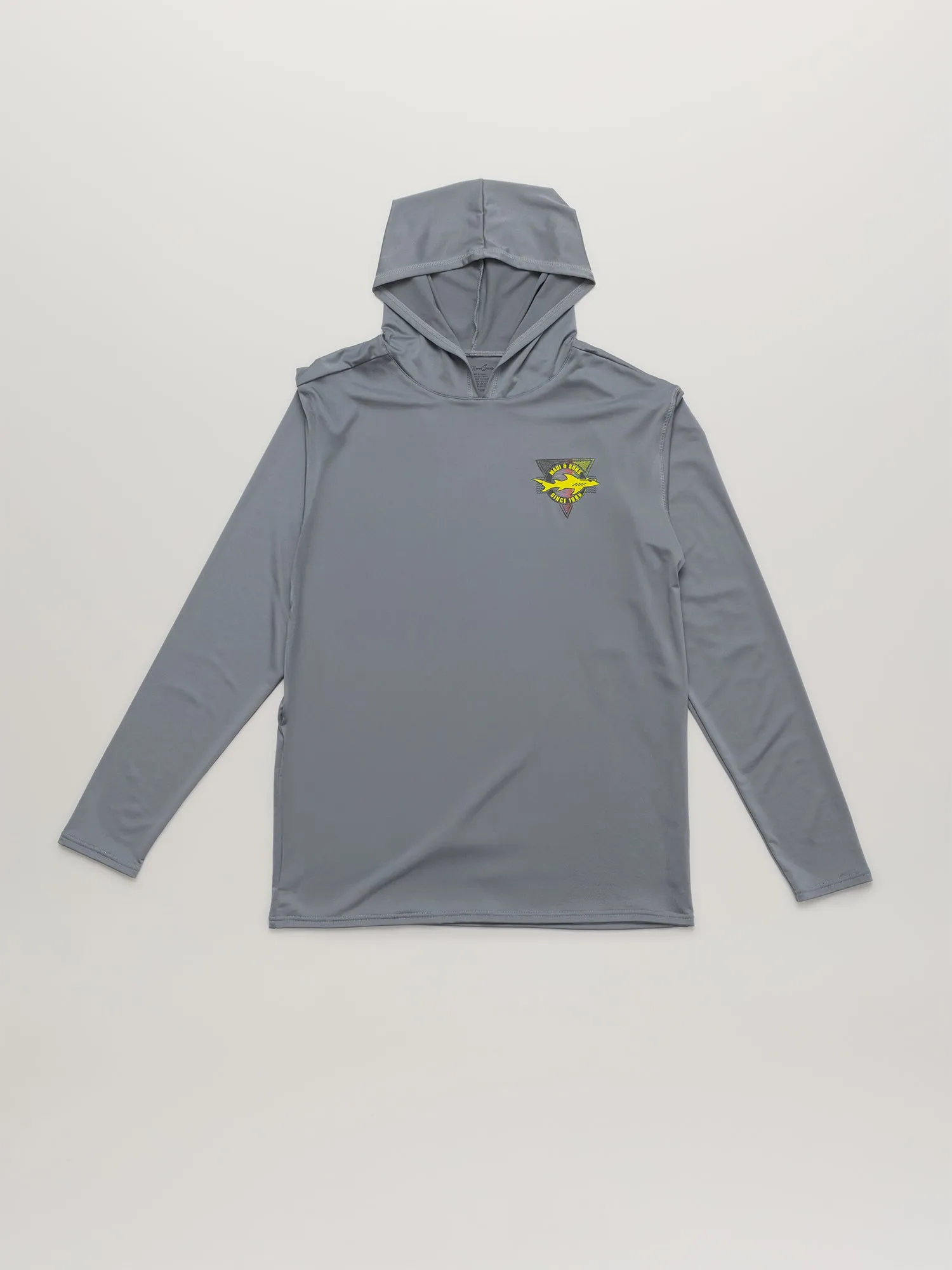 Out Angled Hooded Sun Shirt in in Gray sold by Maui and Sons