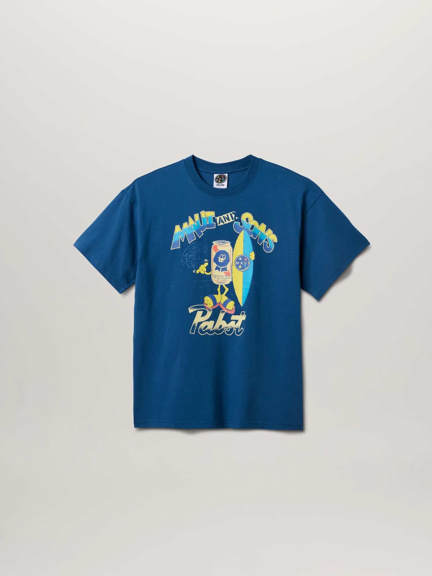 Maui and Sons x Pabst Blue Ribbon - Surf Pabst T-Shirt sold by Maui and Sons