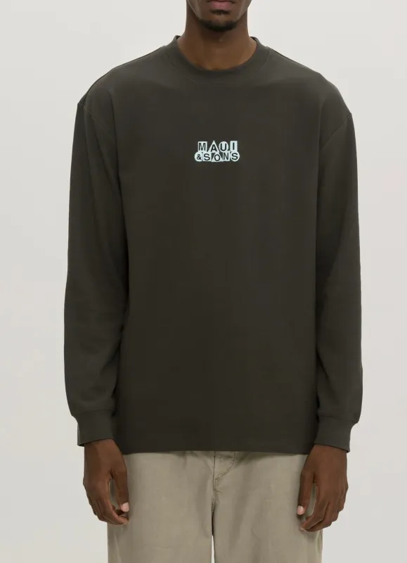 Pure Maui Waffle Thermal Long Sleeve Shirt made by Maui and Sons