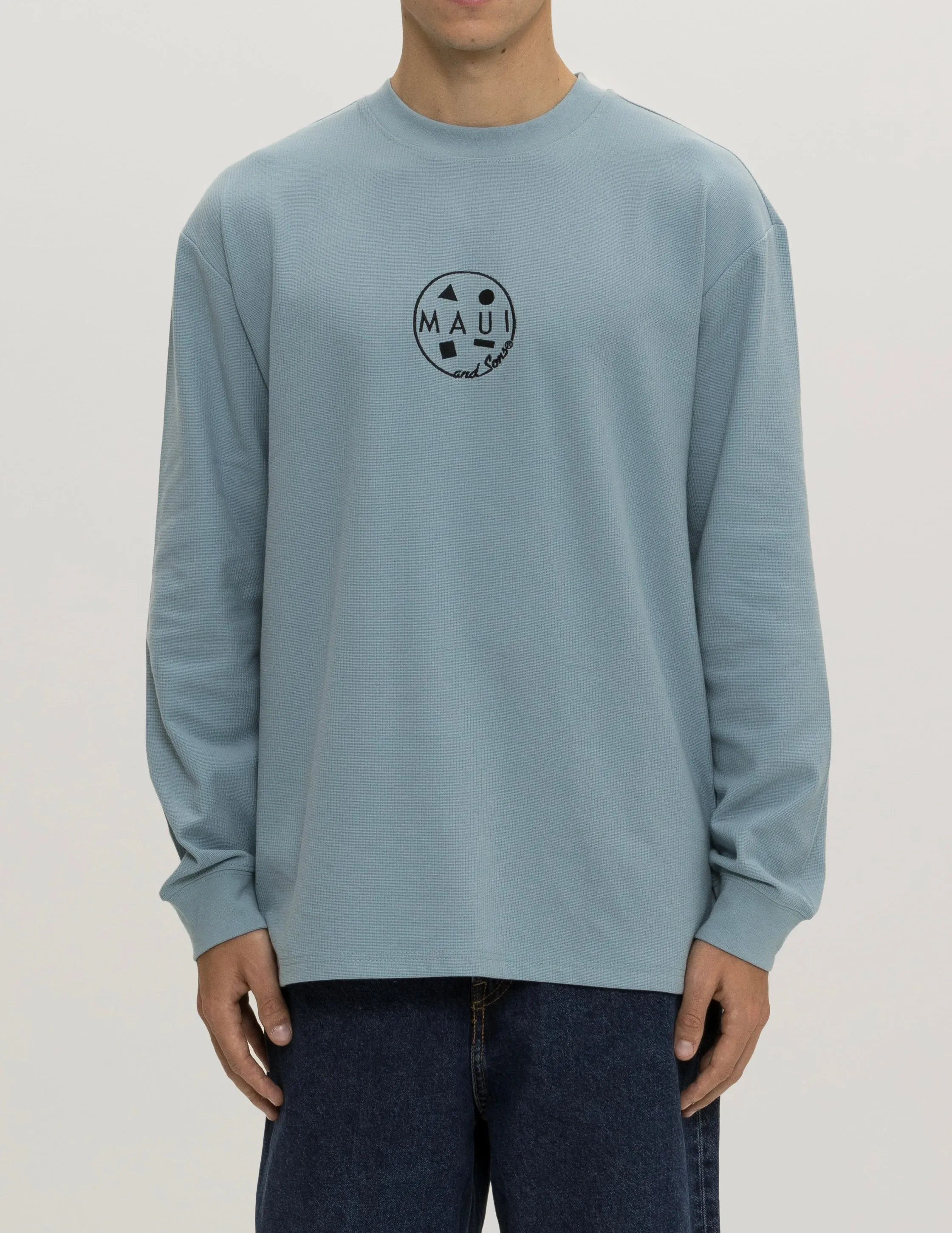 Classic Cookie Waffle Thermal Long Sleeve sold by Maui and Sons