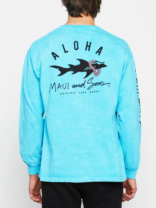Aloha Shark Long Sleeve sold by Maui and Sons