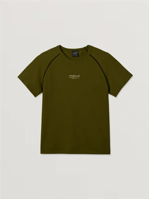 Pique Front Elevated T-Shirt made by Maui and Sons