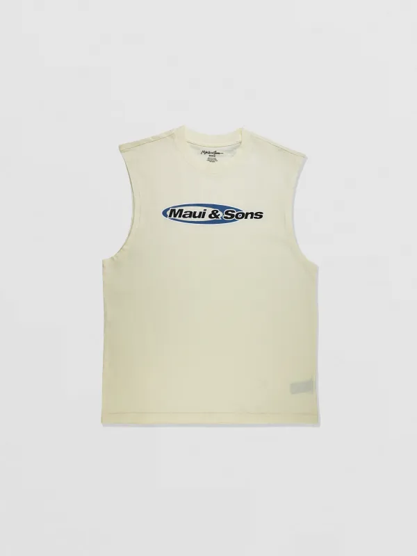 Flying Disc Muscle Tank Top made by Maui and Sons