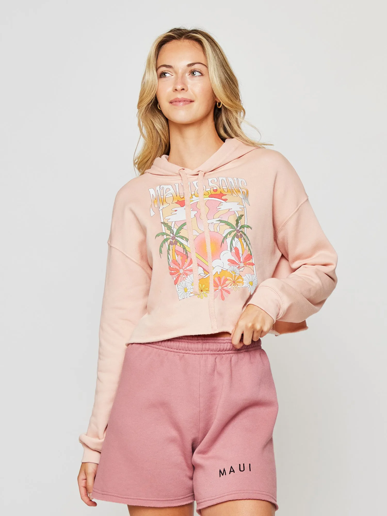 Sweet Tides Cropped Hoodie sold by Maui and Sons