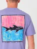 Fifty Fifty T-Shirt in Amethyst sold by Maui and Sons