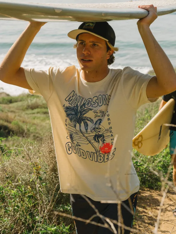 Aloha Vibes Unisex T-Shirt in Whitecap Gray sold by Maui and Sons
