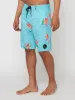 Paradise Check Board Shorts in Blue sold by Maui and Sons