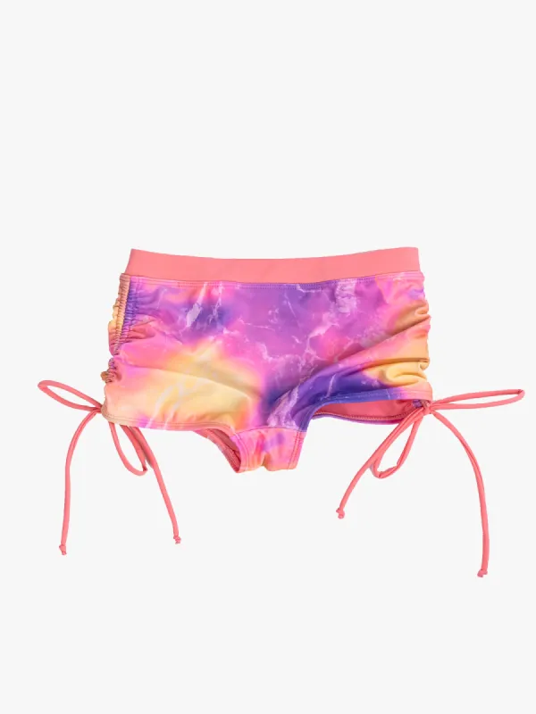 Vacay Girls Ruched Side Bikini Short sold by Maui and Sons