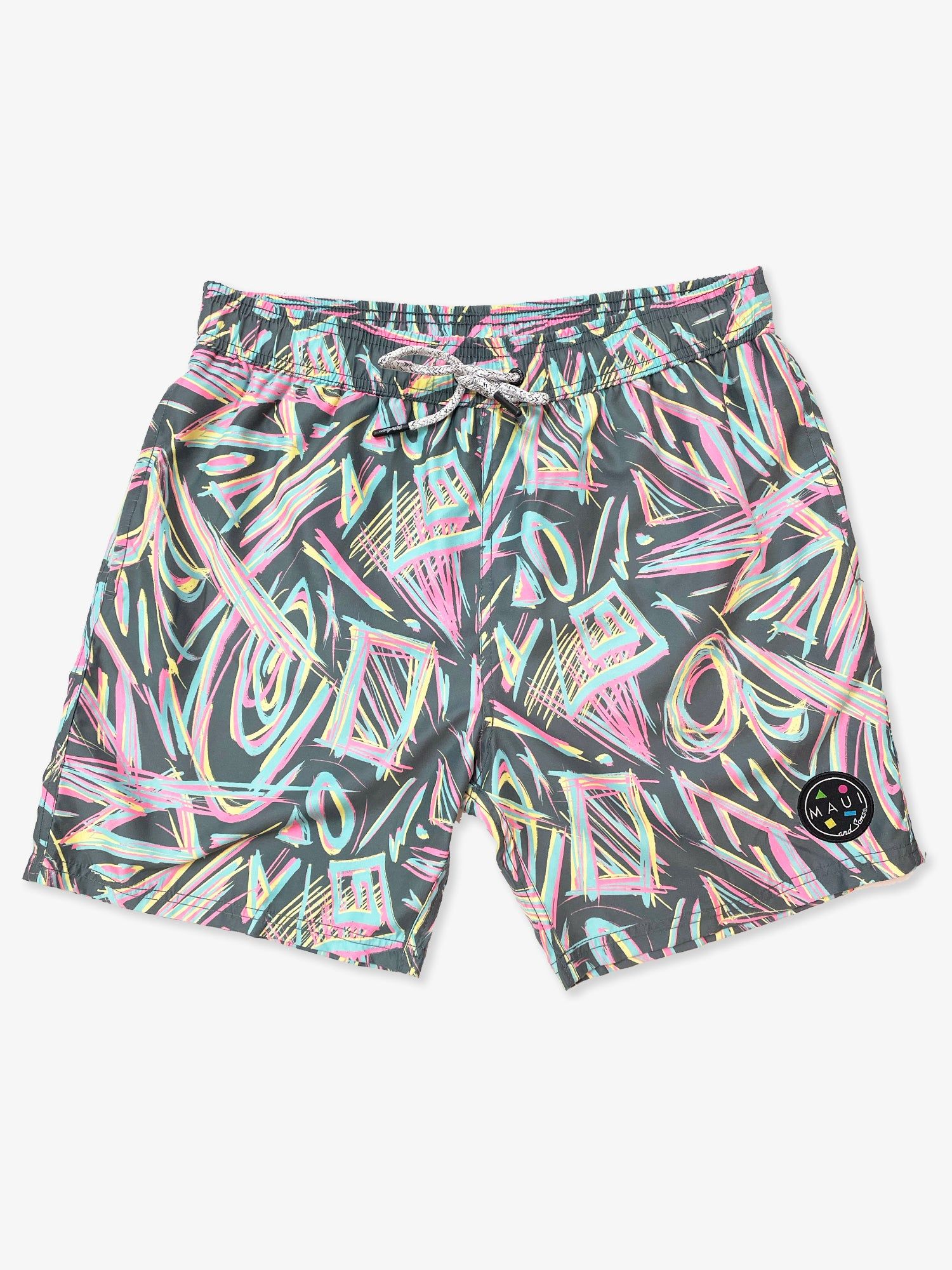 Scratch That Pool Shorts in Black sold by Maui and Sons