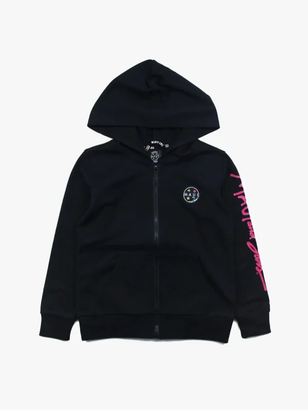 Girls Logo Fleece Zip Up Hoodie sold by Maui and Sons
