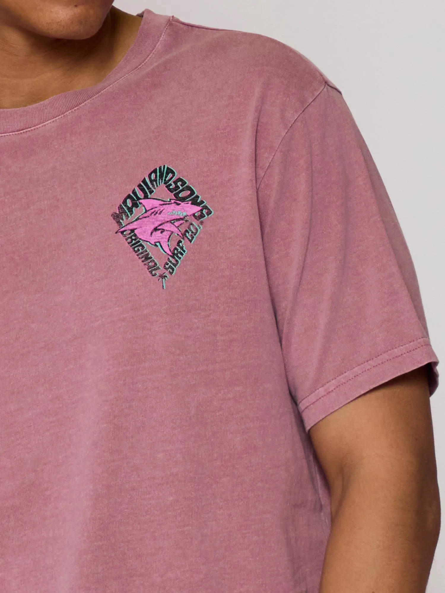 Back to Back Unisex T-Shirt in Foxglove sold by Maui and Sons product image thumbnail 4