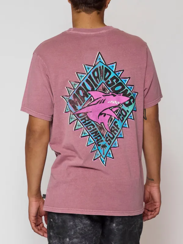 Back to Back Unisex T-Shirt in Foxglove sold by Maui and Sons