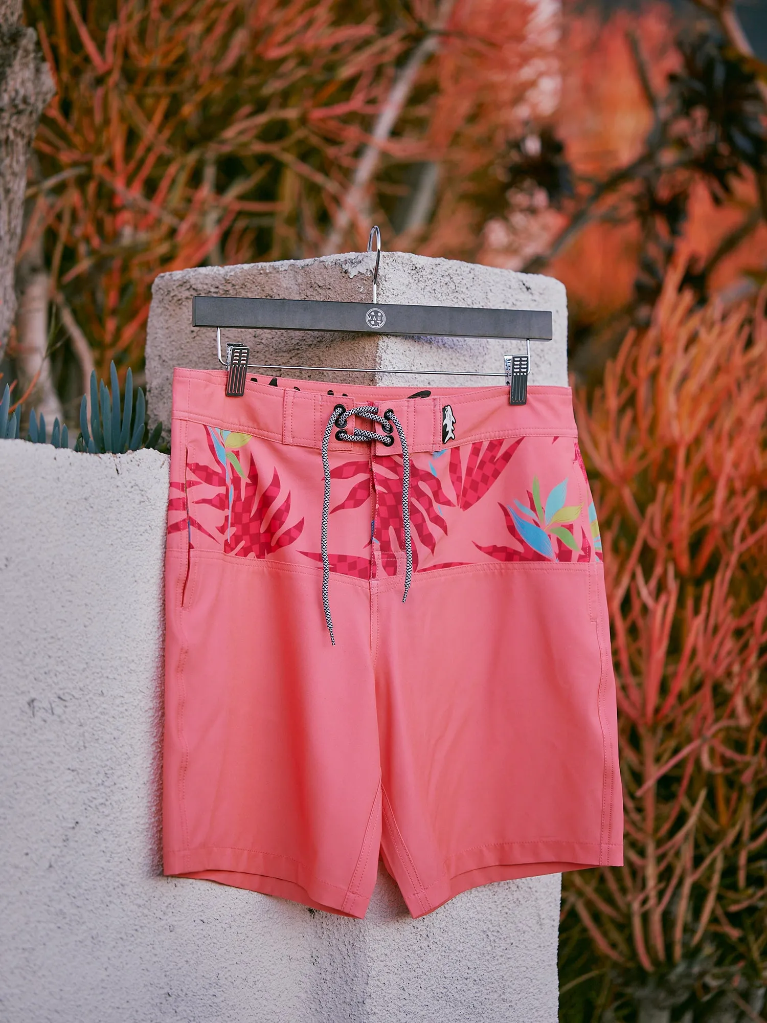 Checked Board Shorts sold by Maui and Sons