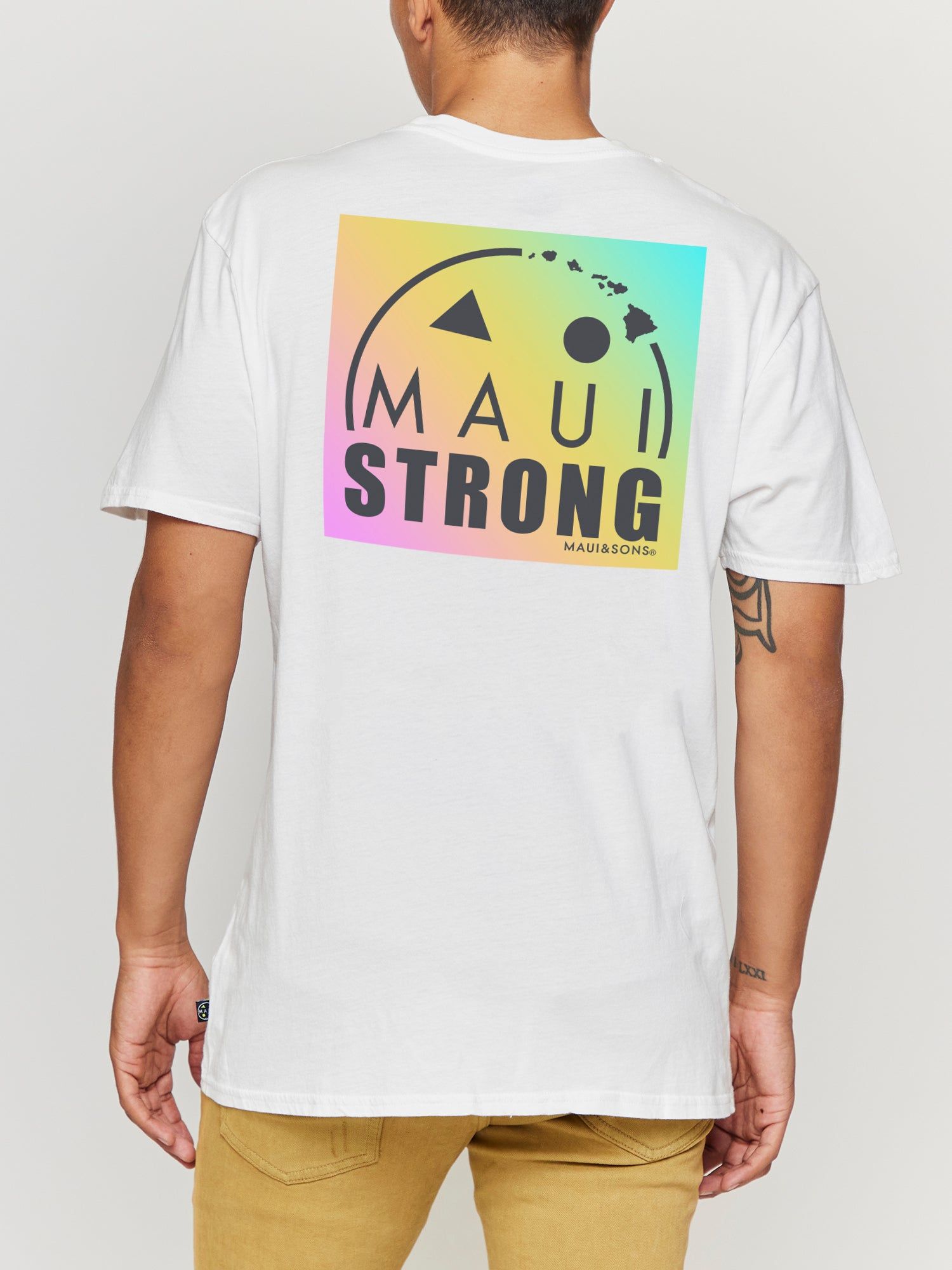 Maui Strong T-Shirt in White sold by Maui and Sons product image thumbnail 2