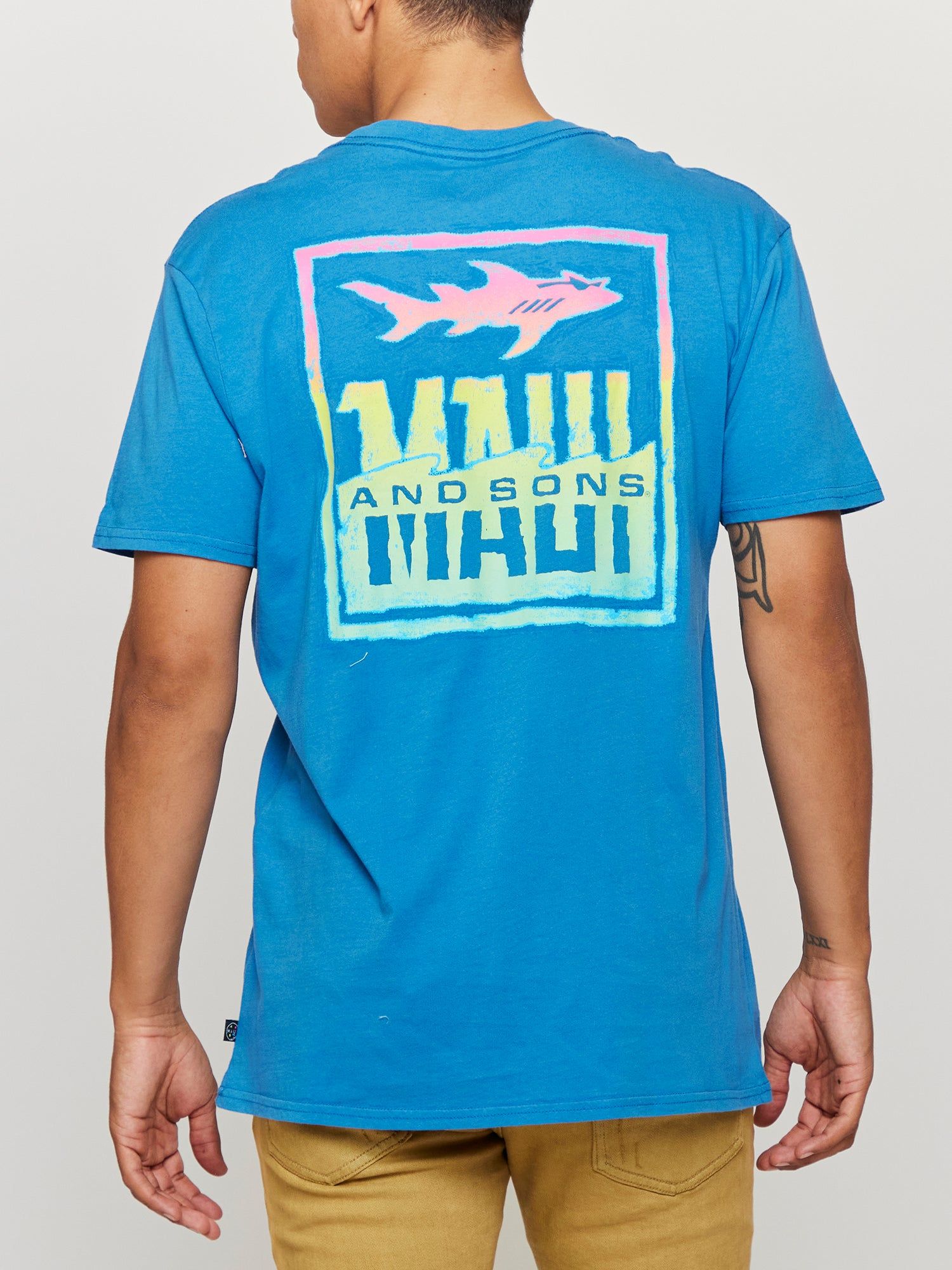 Shark Out of Water T-Shirt in Deep Water sold by Maui and Sons product image thumbnail 2