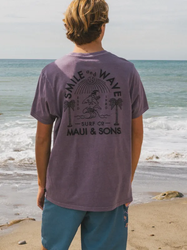 Smile & Wave T-Shirt sold by Maui and Sons