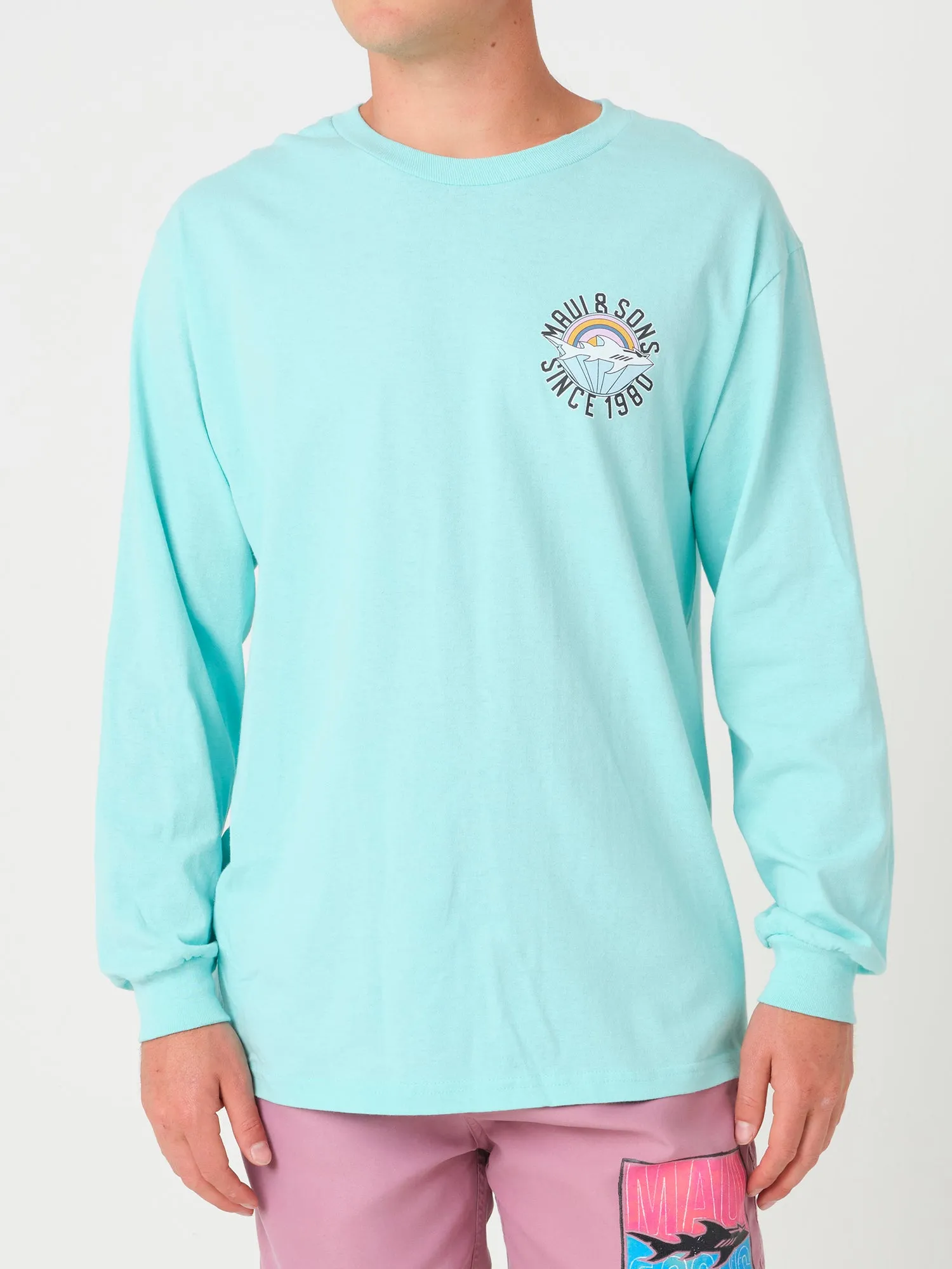 Beachbreak Long Sleeve in Celadon sold by Maui and Sons