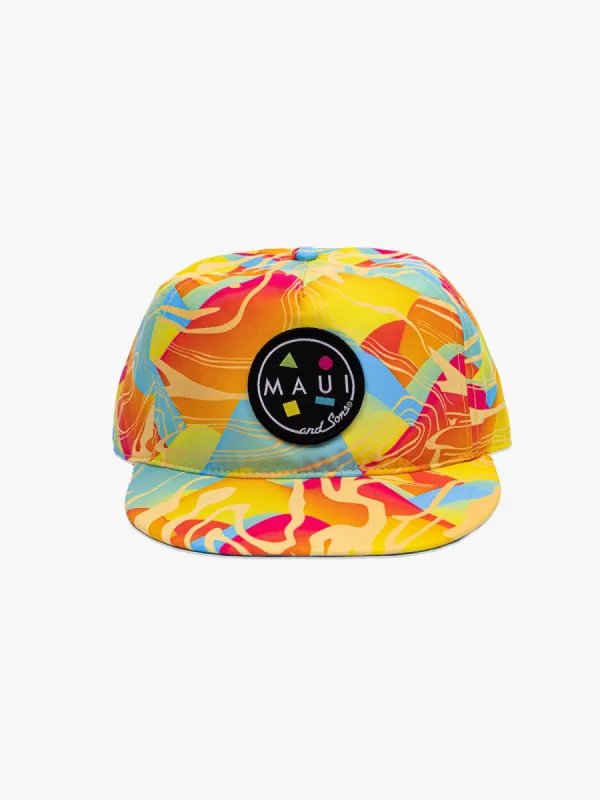 Psychedelic Flip-Up Hat sold by Maui and Sons