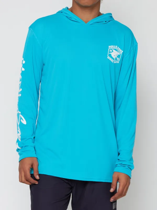 Twisted Hooded Rashguard sold by Maui and Sons