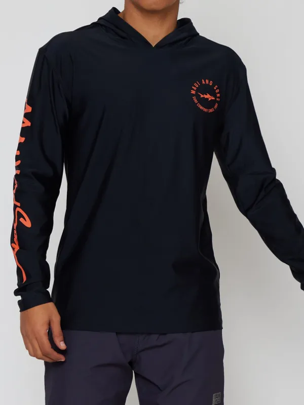 Radical Hooded Rashguard sold by Maui and Sons