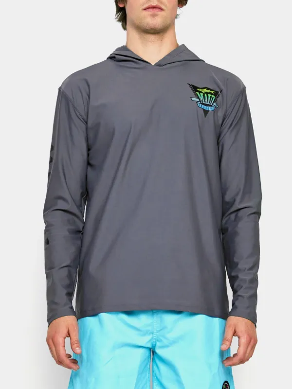 Control Hooded Rashguard sold by Maui and Sons