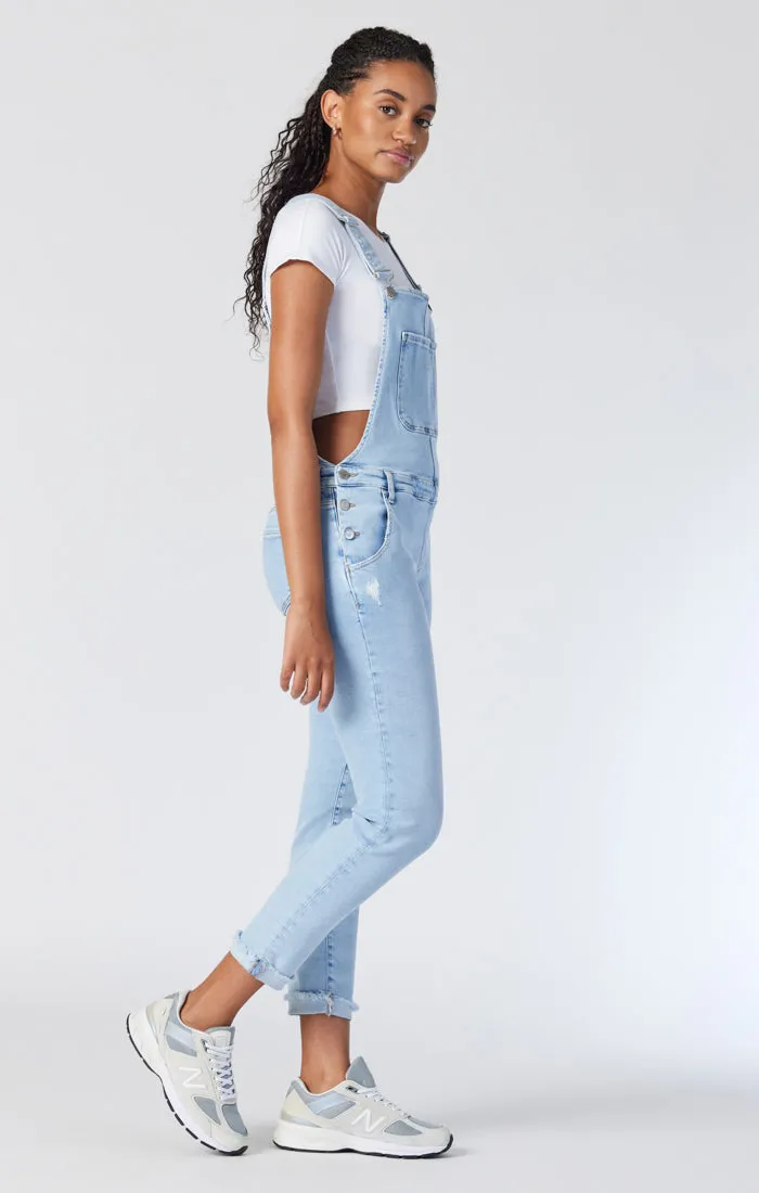 EDERA OVERALLS IN LIGHT RIPPED LA VINTAGE sold by Mavi product image thumbnail 5