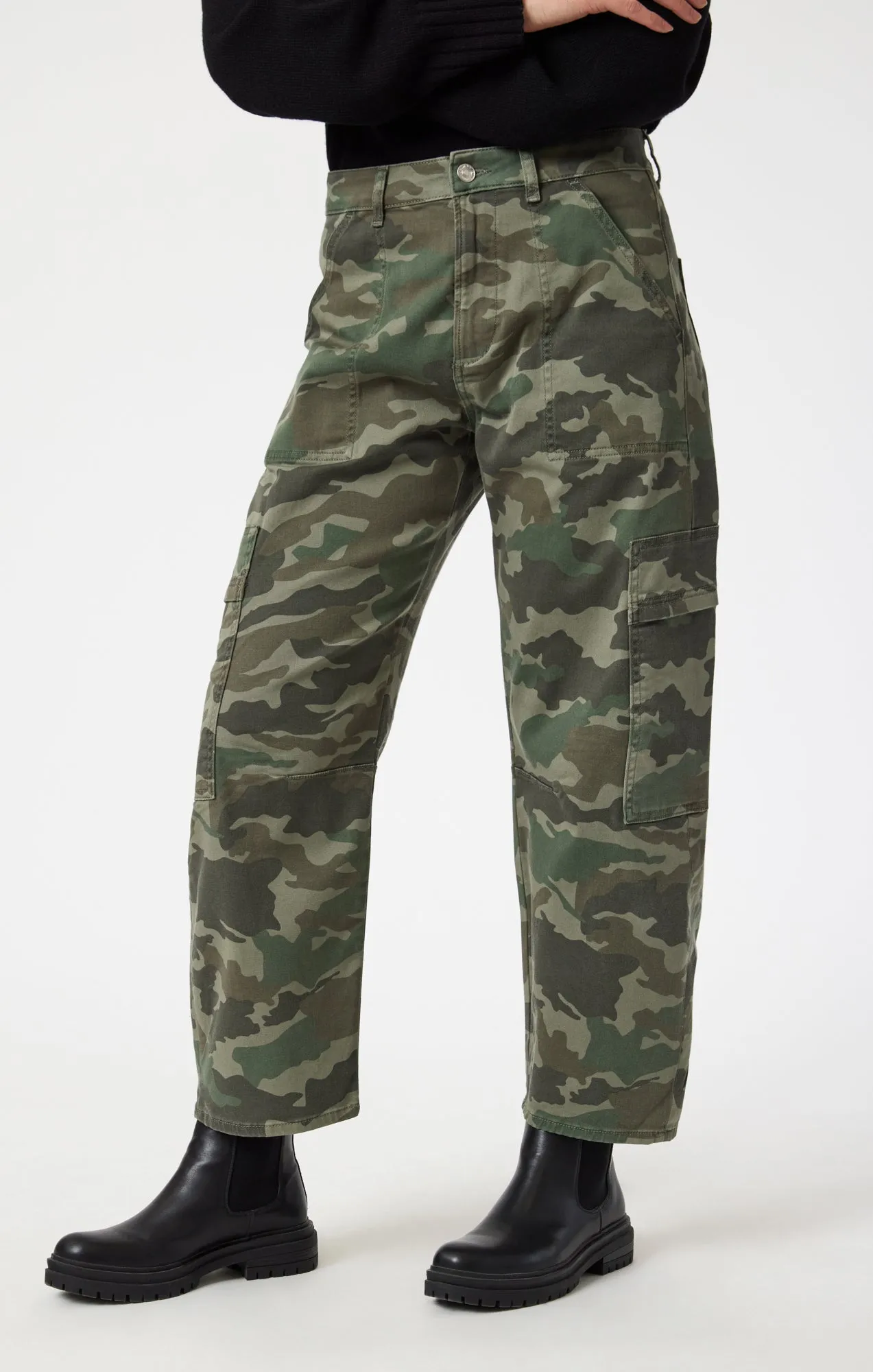 VINNIE BARREL CARGO IN KHAKI CAMO TWILL sold by Mavi product image thumbnail 4
