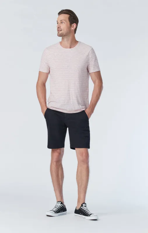 JACOB SHORTS IN BLACK TWILL sold by Mavi
