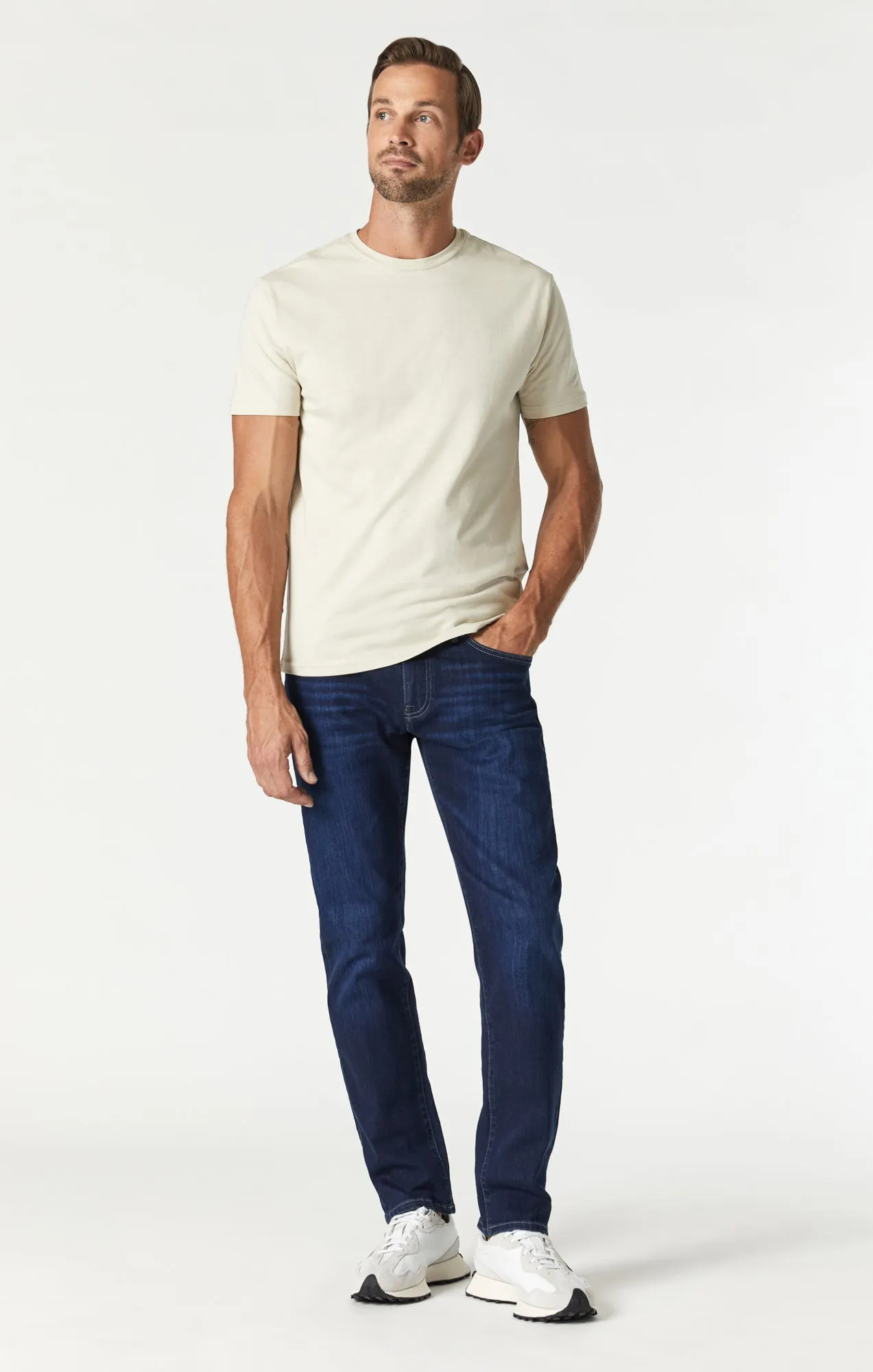 MARCUS SLIM STRAIGHT LEG IN DEEP ORGANIC VINTAGE sold by Mavi