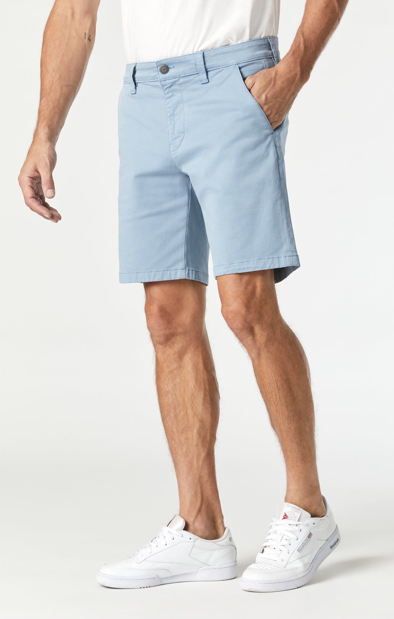 JACOB CROP SHORTS IN MOUNTAIN SPRING TWILL sold by Mavi product image thumbnail 4
