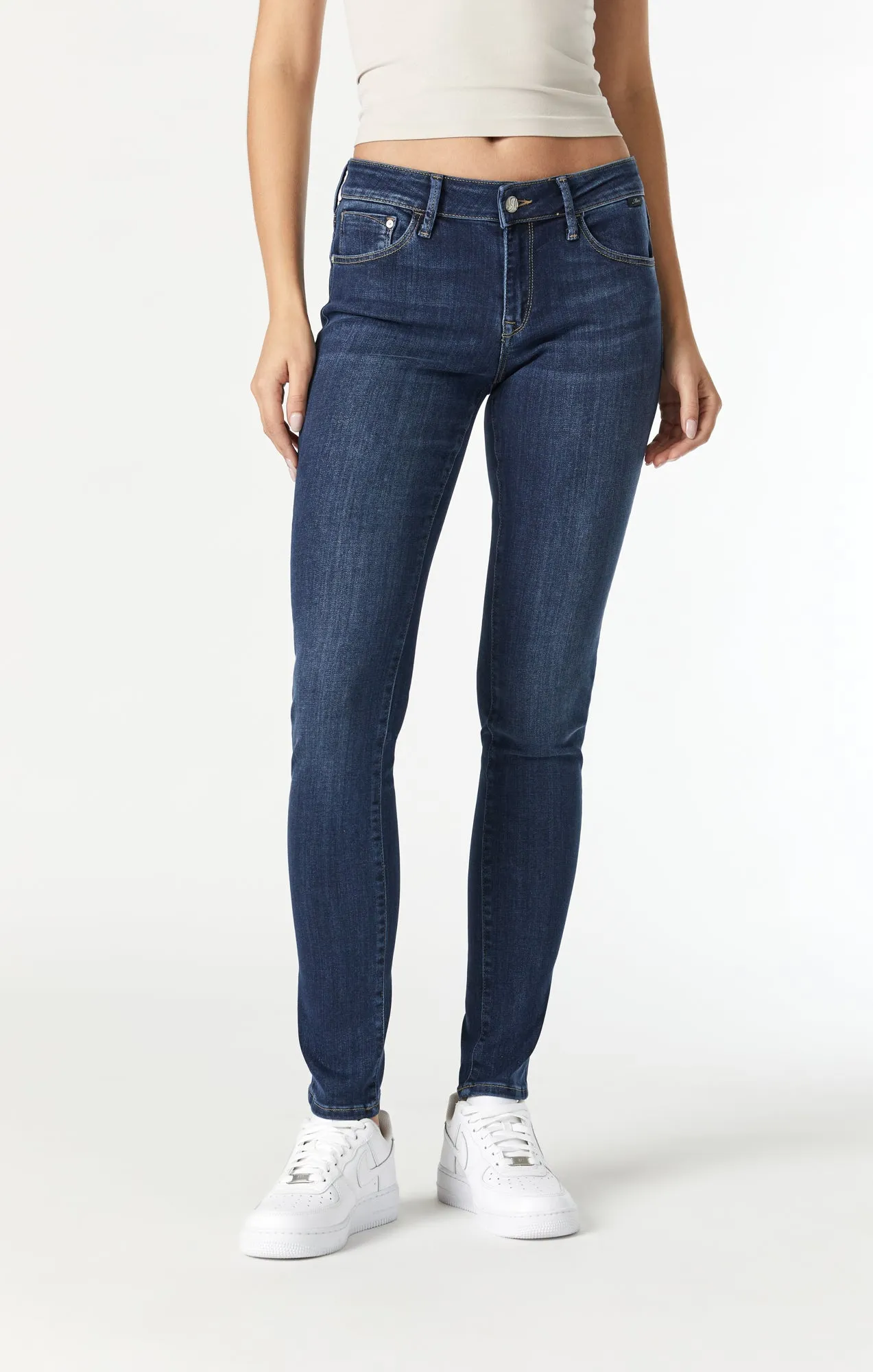 ALEXA SKINNY IN DARK SUPERSOFT sold by Mavi product image thumbnail 5