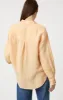 LINEN BUTTON-UP SHIRT IN CARAMEL CREAM sold by Mavi