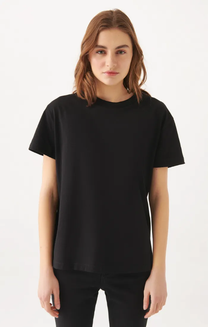 WOMEN'S SHORT SLEEVE T-SHIRT IN BLACK sold by Mavi product image thumbnail 5