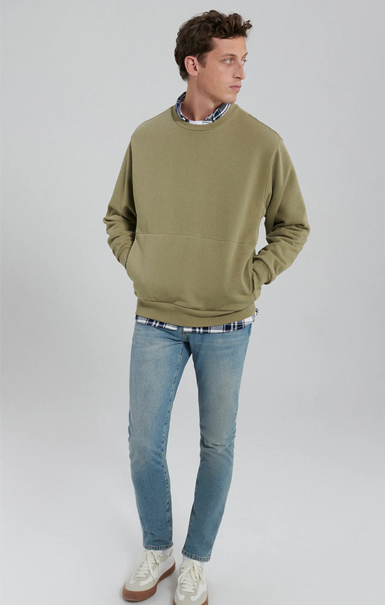 POCKET SWEATSHIRT IN MERMAID sold by Mavi product image thumbnail 2