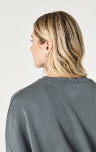LUXE TOUCH TENCEL™ SWEATSHIRT IN URBAN CHIC sold by Mavi