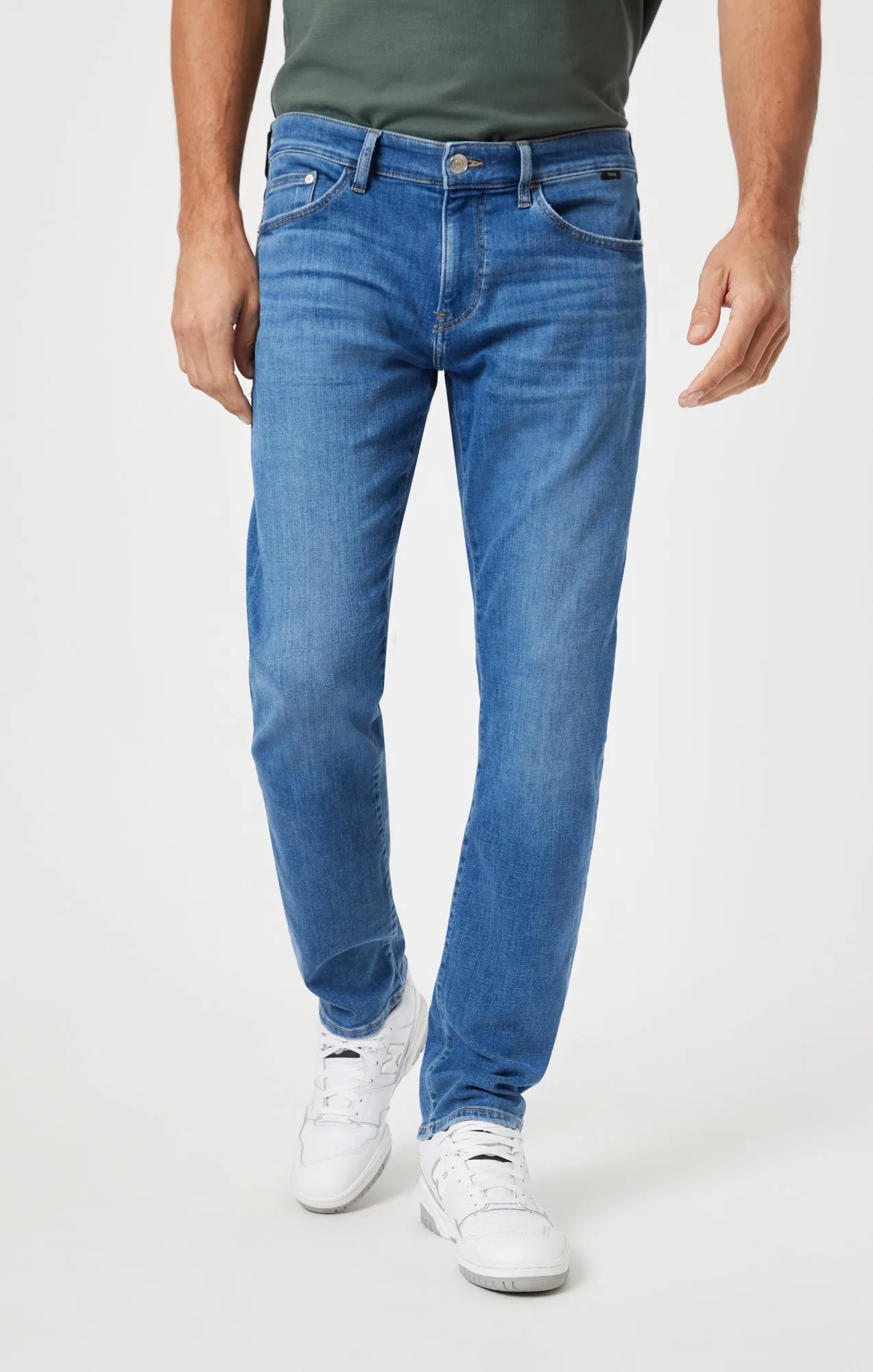 JAKE SLIM LEG IN MID BRUSHED FEATHER BLUE sold by Mavi product image thumbnail 2