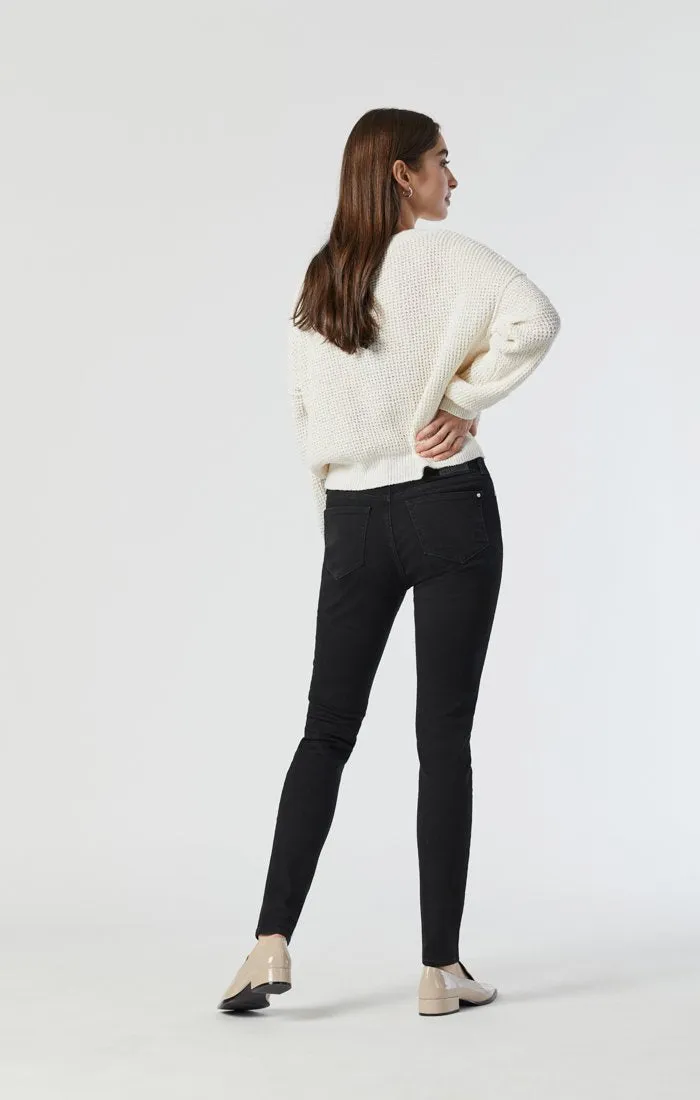 ALISSA SUPER SKINNY JEANS IN BLACK FEATHER BLUE sold by Mavi product image thumbnail 3
