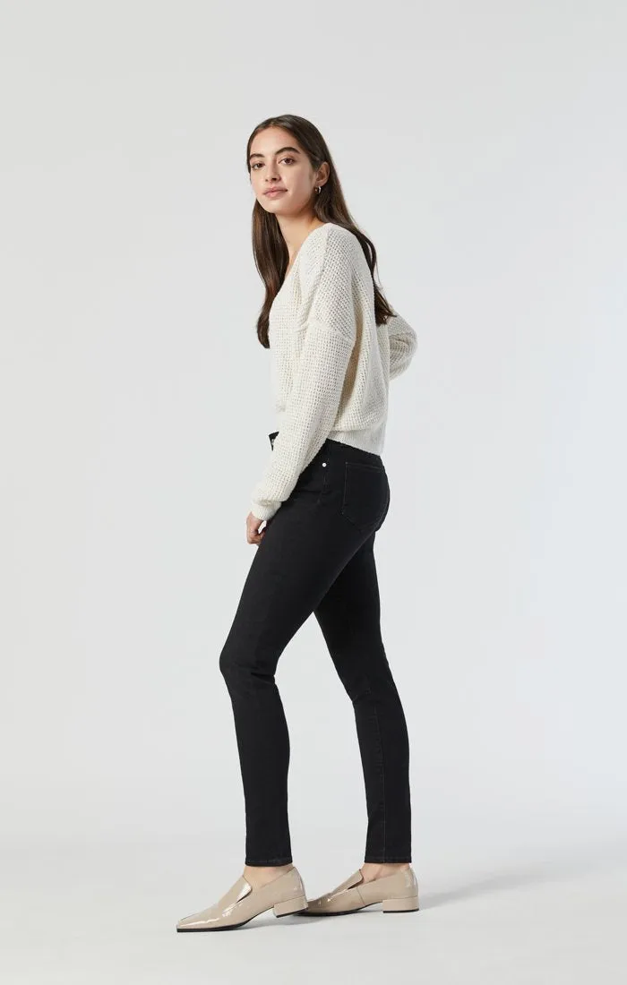 ALISSA SUPER SKINNY JEANS IN BLACK FEATHER BLUE sold by Mavi product image thumbnail 2