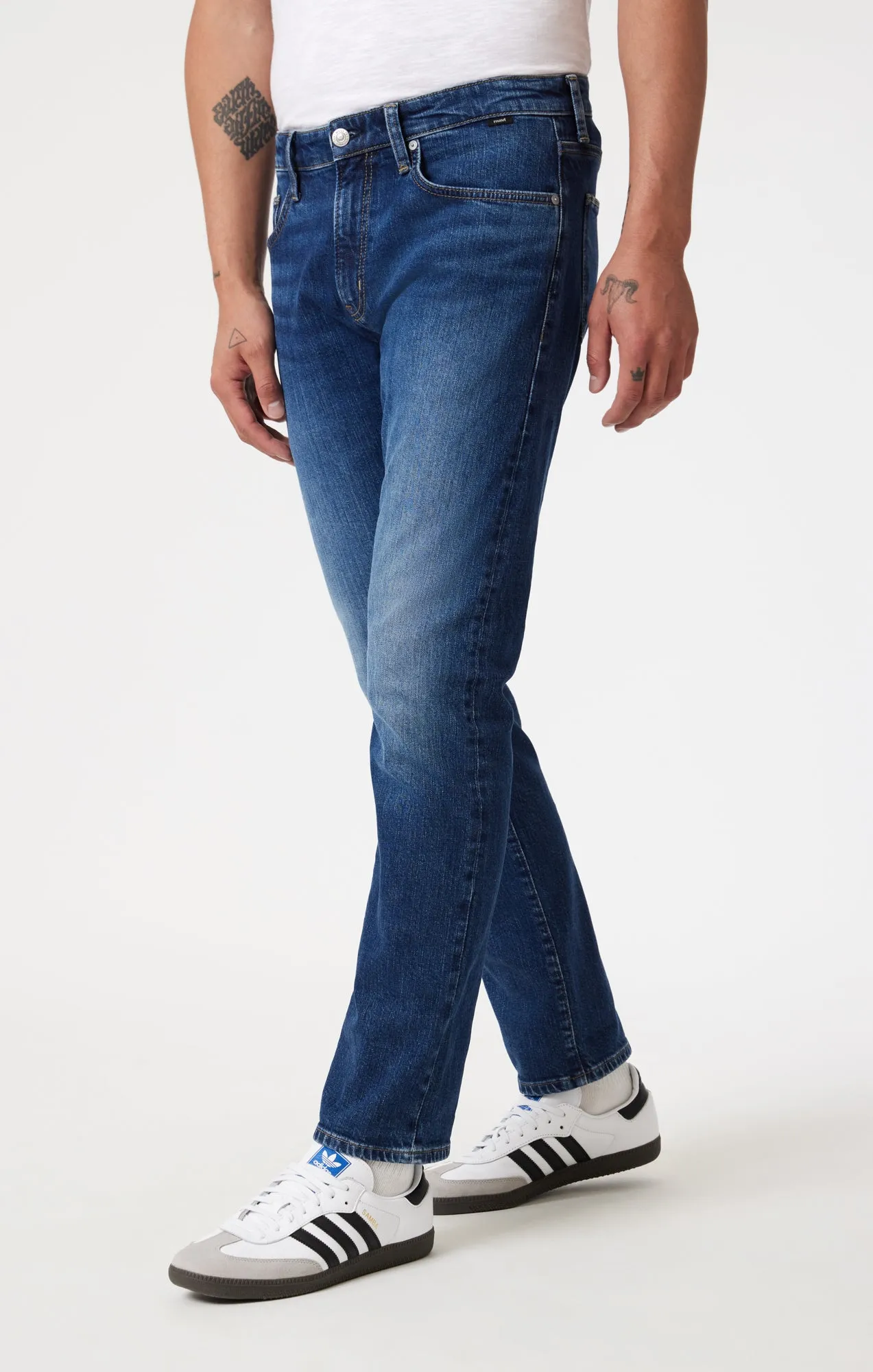 MARCUS SLIM STRAIGHT LEG IN MID BRUSHED SELVEDGE sold by Mavi product image thumbnail 5