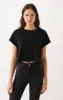 WOMEN'S SHORT SLEEVE T-SHIRT IN BLACK sold by Mavi
