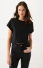WOMEN'S SHORT SLEEVE T-SHIRT IN BLACK sold by Mavi