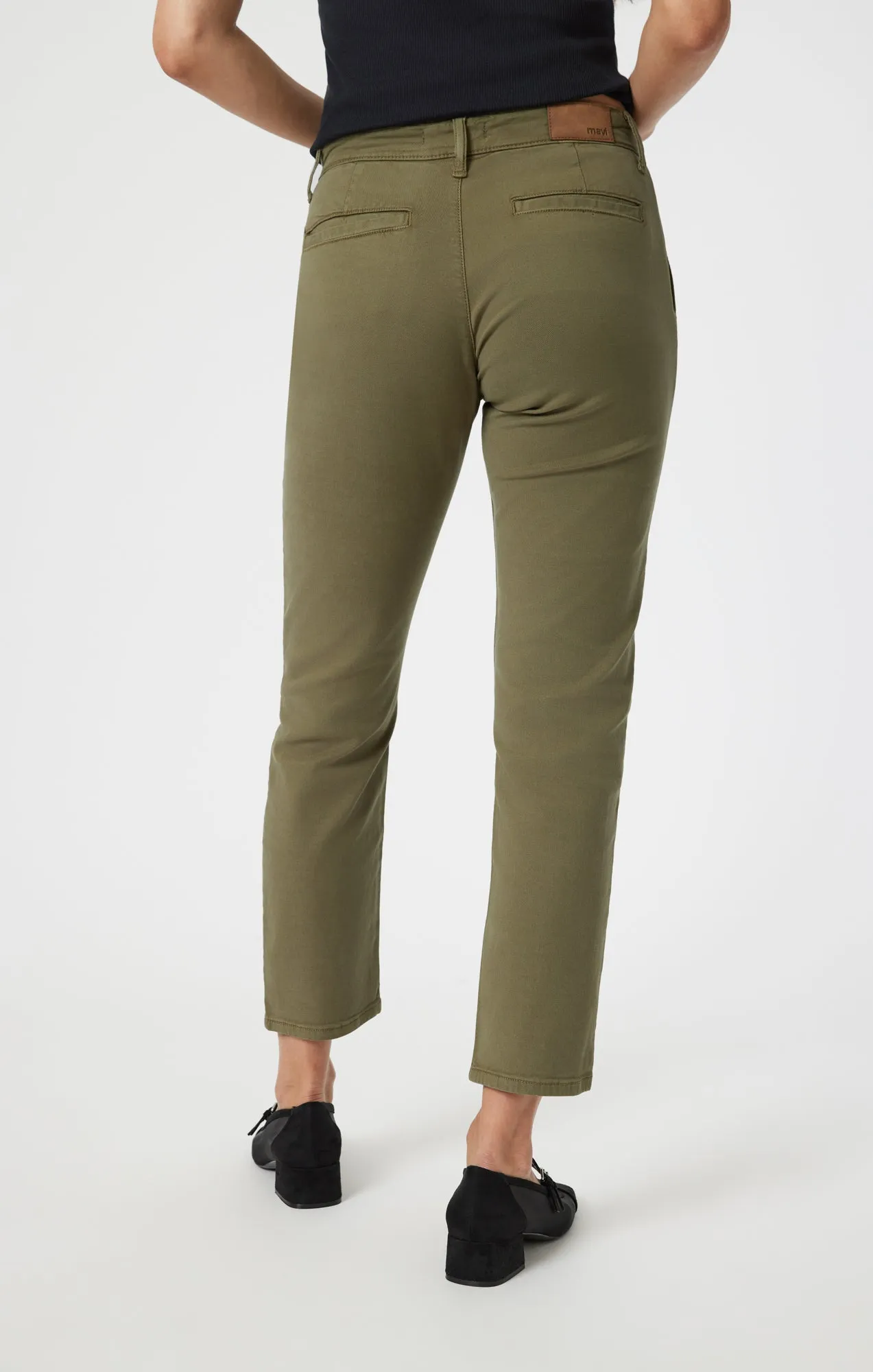BROOKE SLIM CHINO IN GREEN LUXE TWILL sold by Mavi product image thumbnail 5
