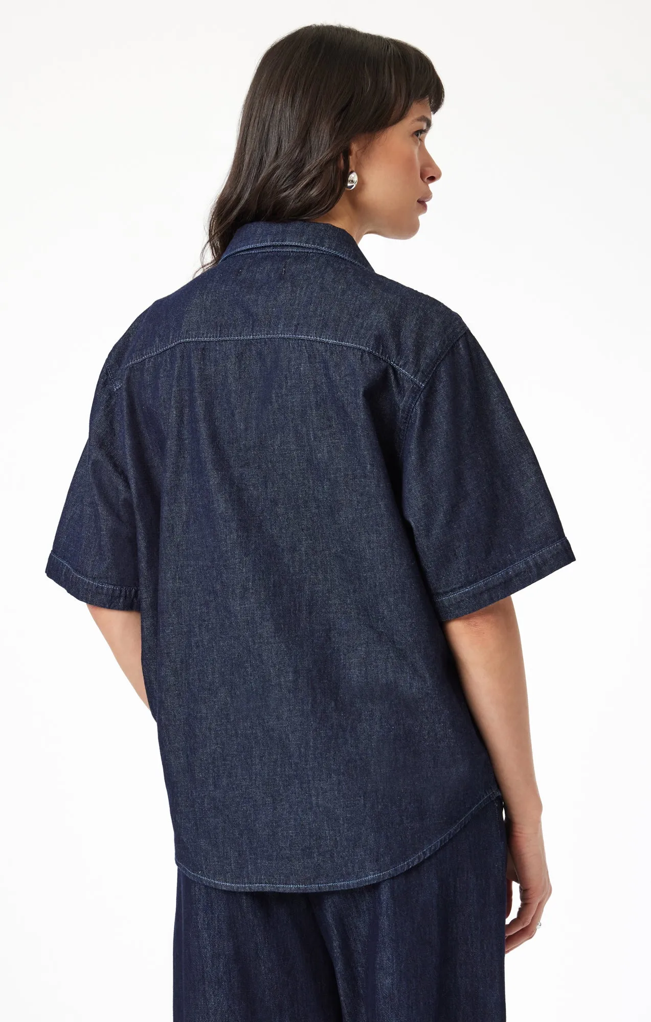 DEVA SHIRT IN RINSE DENIM sold by Mavi product image thumbnail 5